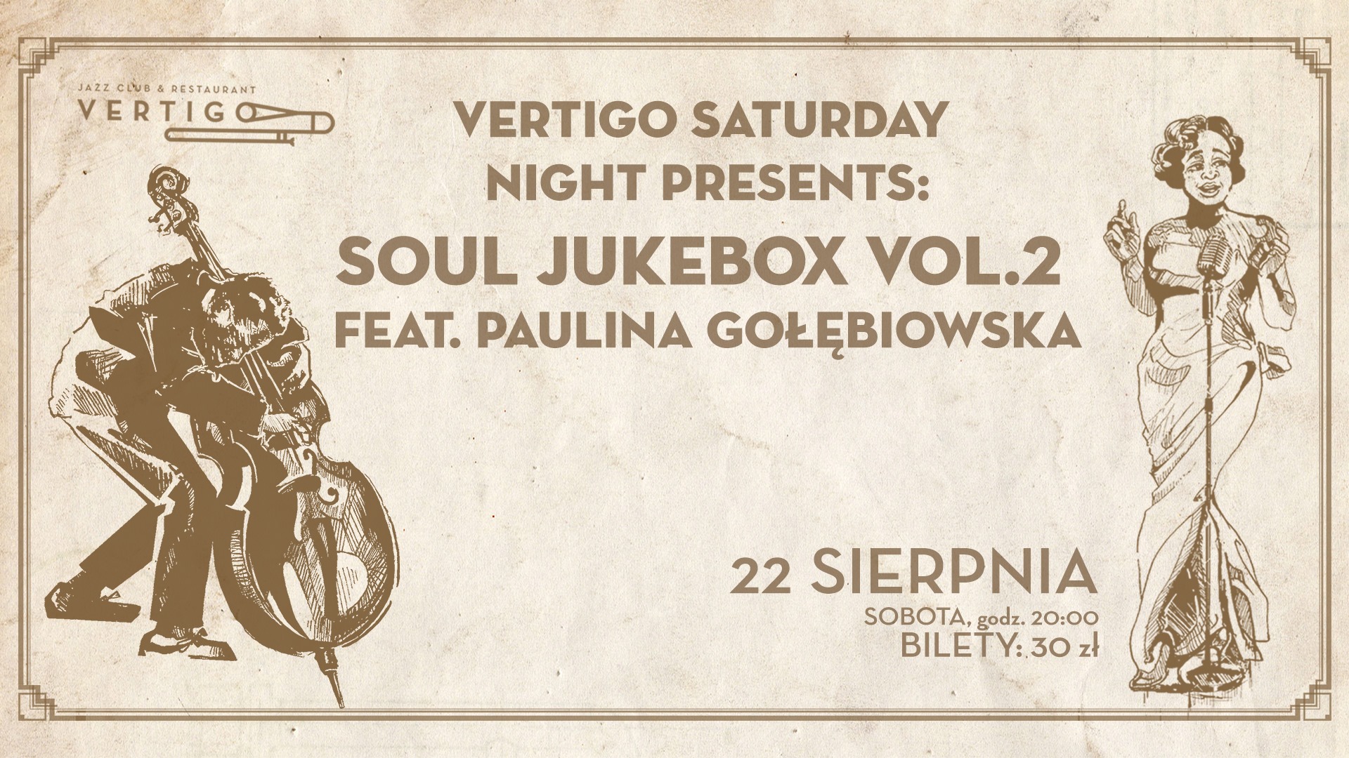 Soul Jukebox Vol Feat Paulina Go Biowska Vertigo Jazz Club