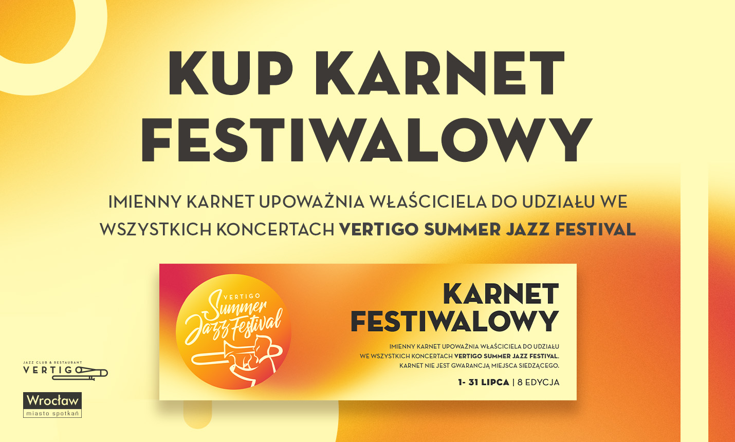 One ticket = admission to all events