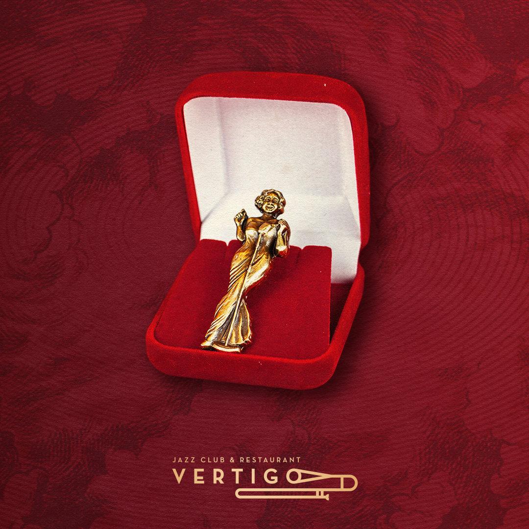 Przypinka Vertigo JAZZWOMAN