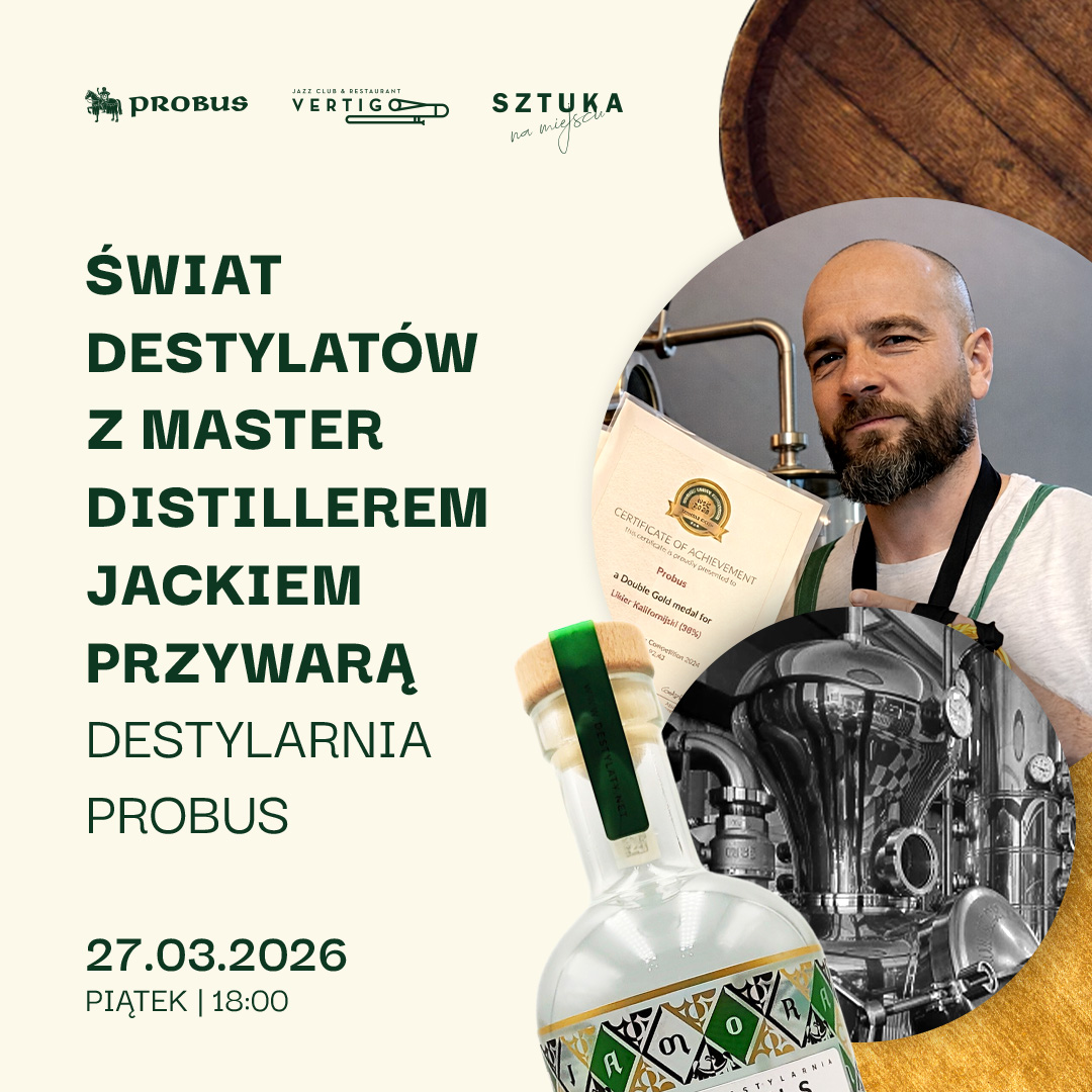 Świat destylatów z master distillerem - Jackiem Przywarą - Destylarnia PROBUS