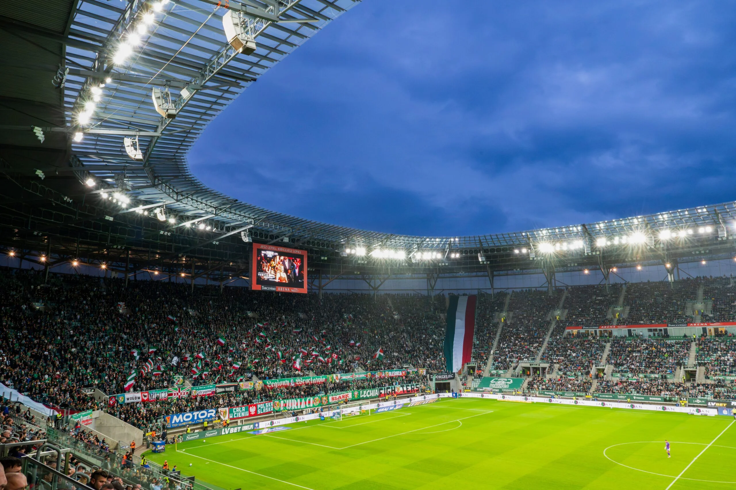 orkiestra Vertigo na&nbsp;meczu WKS Śląsk Wrocław